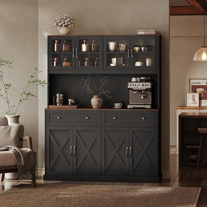 PRAISUN 71''H x 55.1''W Pantry Cabinet - Image 2