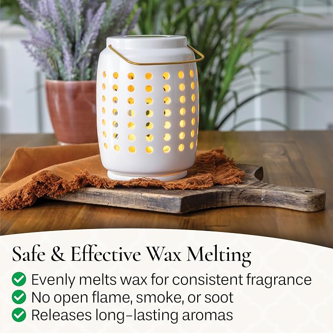 Candle Warmers Etc. Chelsea Lantern Canopy Illumination Warmer – Use - Image 2