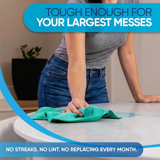 Bulk 16" x 16" All Purpose Microfiber Towels Wholesale - Image 6