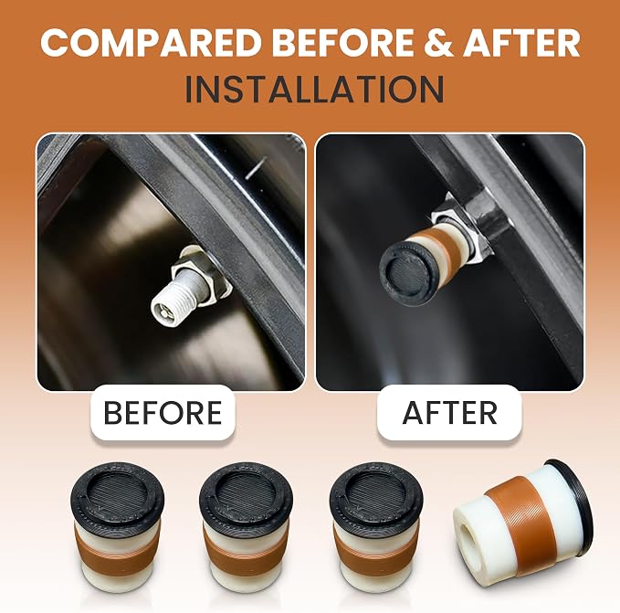 Mini Coffee Cup Tire Valve Stem Caps – 4 Pack | Funny Coffee Cup Air Valve - Image 6