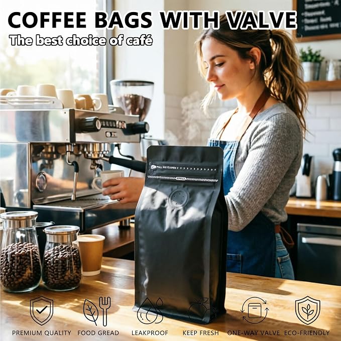 50pcs Coffee Bags with Valve - Image 5