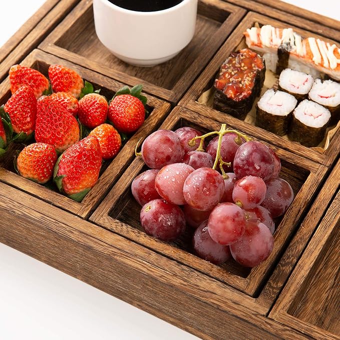 Yangbaga Rustic Wooden Serving Trays - Image 5