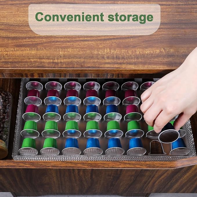 Coffee Pod Holder Drawer Nespresso Coffee Pods Storage Drawer Nespresso Coffee - Image 6