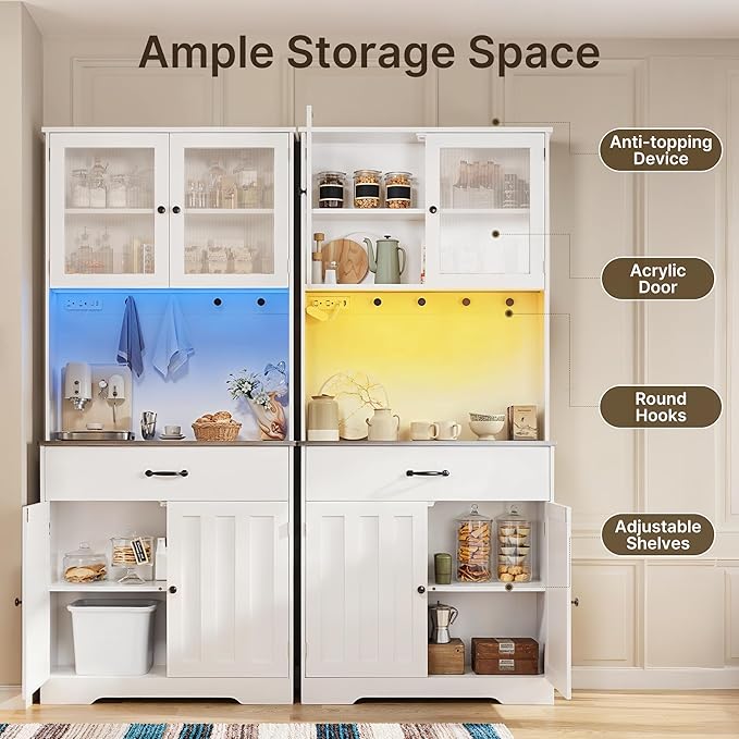 Gizoon 71" H Pantry Cabinet - Image 4