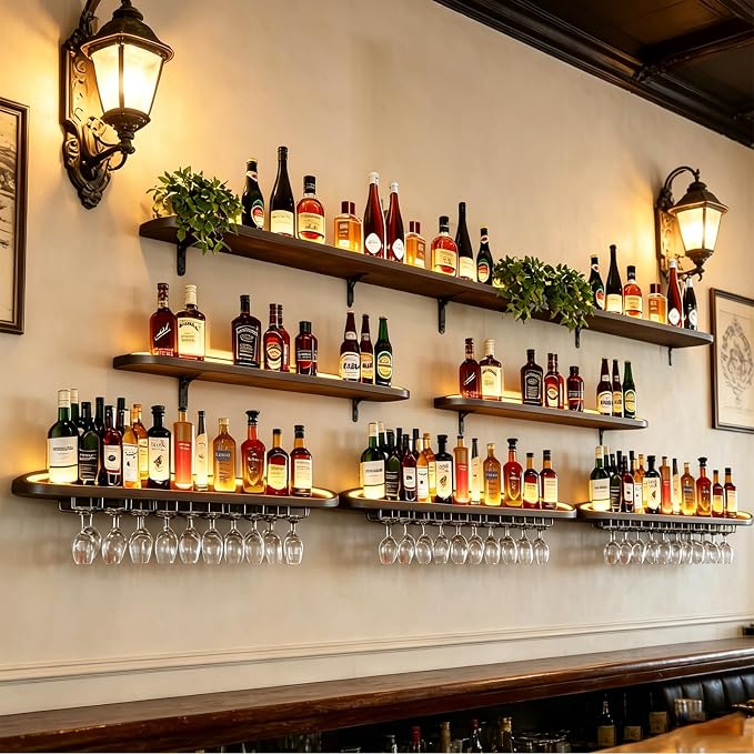 Metal Wall Mount Wine Rack - Image 3