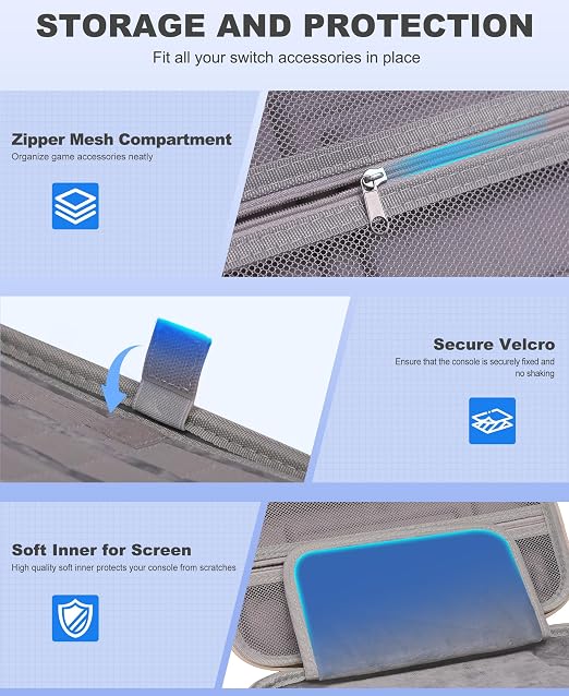 Kawaye Switch 2 Case for Switch Game Compatible - Image 4