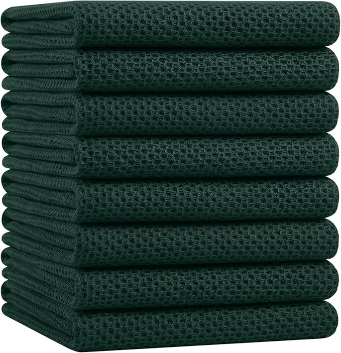 Homaxy 100% Cotton Oversized Waffle Weave Kitchen Dish Towels, Ultra Soft by Homaxy
