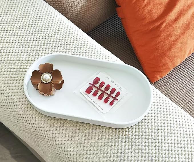 White Small Tray, 3 Pack Oval Tray | - Image 5