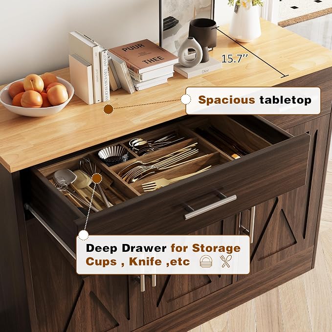 Vongrasig Sideboard Buffet Cabinet - Image 5