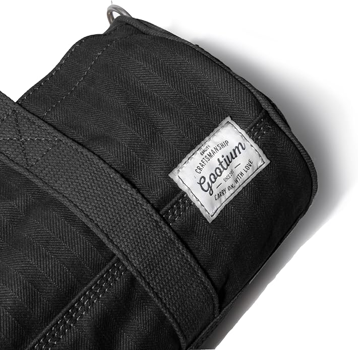 GOOTIUM Compact Crossbody Bag – Canvas Shoulder Bag & Travel Organizer – - Image 7