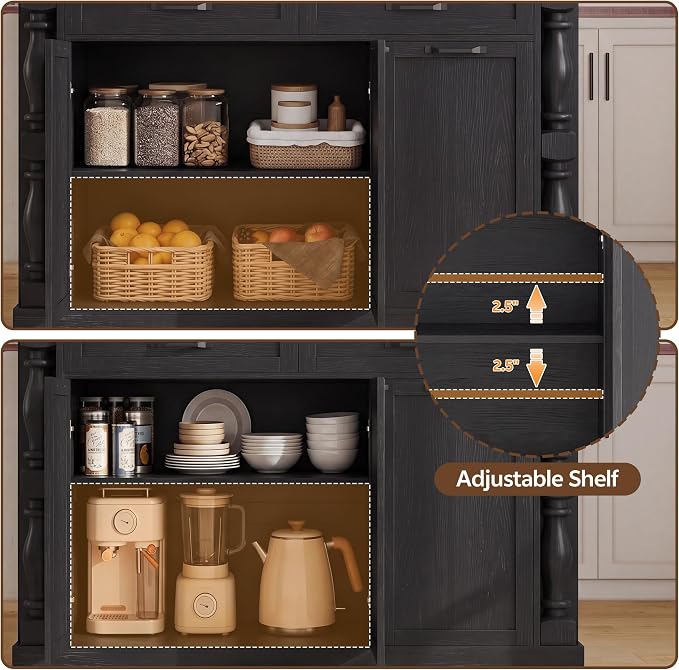 Kitchen Island, 47.6"x20" Kitchen Island - Image 5