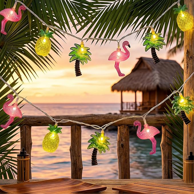 12FT Summer Beach Hawaiian String Lights by Cbebew