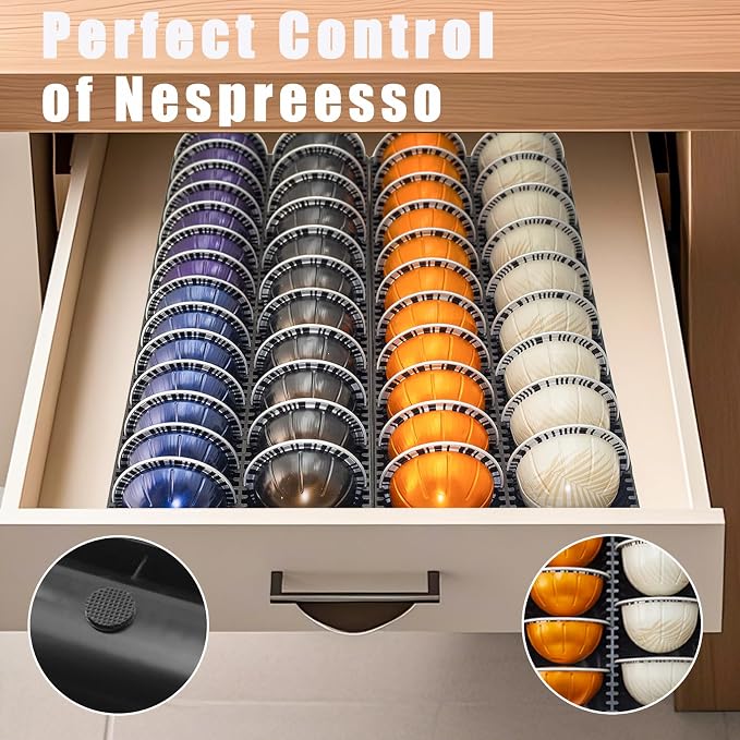 Coffee Pod Storage Holder Drawer Insert - Image 5