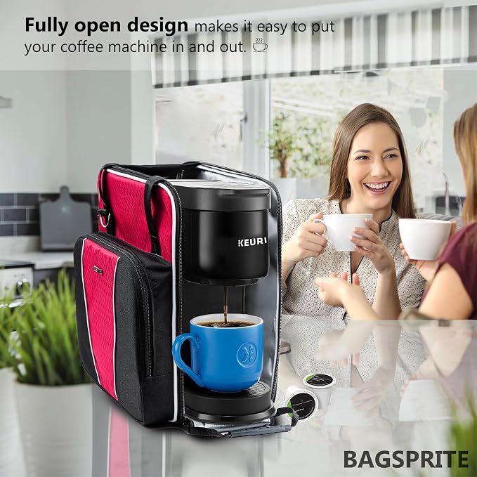 BAGSPRITE For Keurig K-Express Coffee Maker Travel Bag, K-Iced Single Serve - Image 6