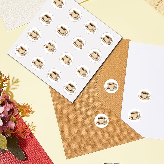 CREATCABIN 128Pcs Chocolate Chip Cookie Stickers Biscuit Planner Stickers - Image 4