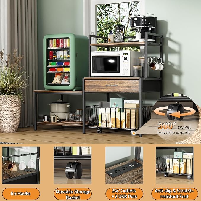 kepptory Mini Fridge Stand - Image 4