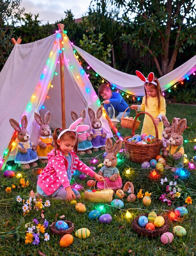 Minetom Globe String Lights, 33 Feet 100 Led Fairy Lights Plug in, 8 Modes - Image 5
