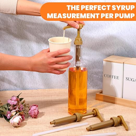 26Pcs Coffee Syrup Pumps, Fits 750ml 25.4oz Syrup Bottle, Coffee Syrup Pump - Image 7