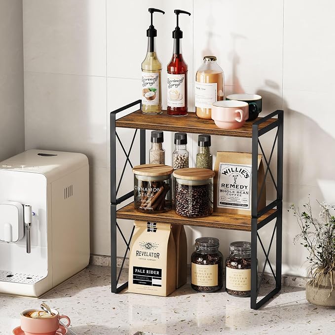 Giikin Kitchen Countertop Organizer, Spice Rack Riser Shelf - Image 8