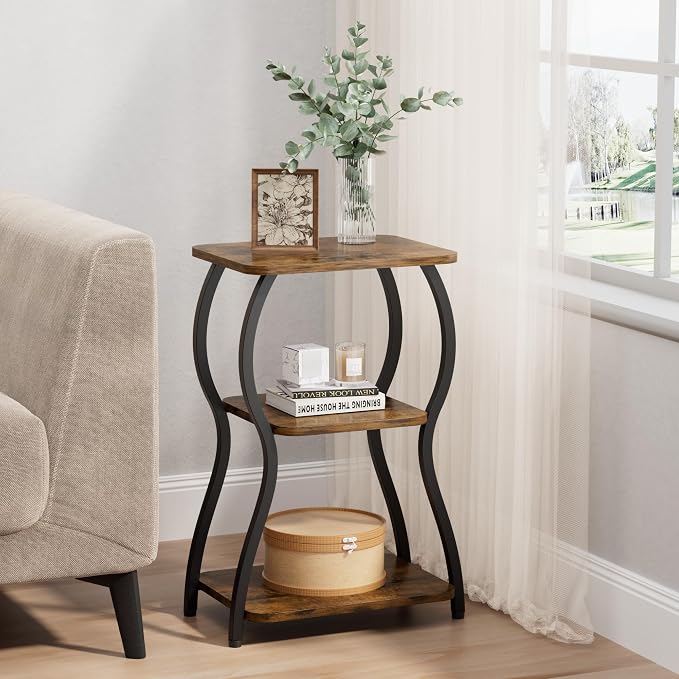 JUSTOGO Side Table, Small End Table - Image 5