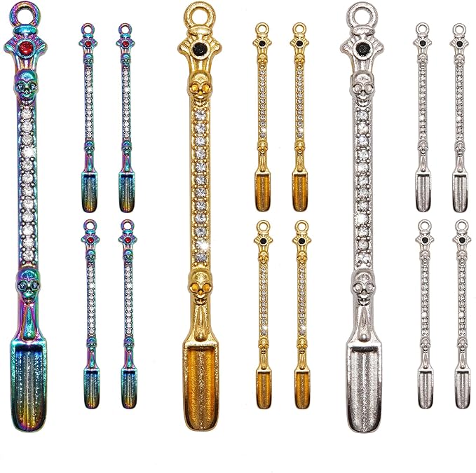 15Pcs Mini Spoons Metal Tiny Shovel 3.3-Inch Little Medicine Spoon by Unknown