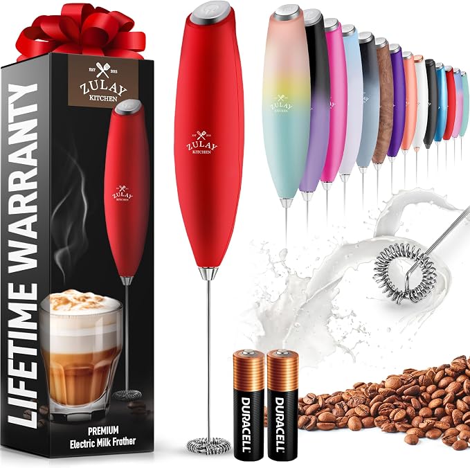 Zulay Powerful Milk Frother for Coffee by ZulayKitchen