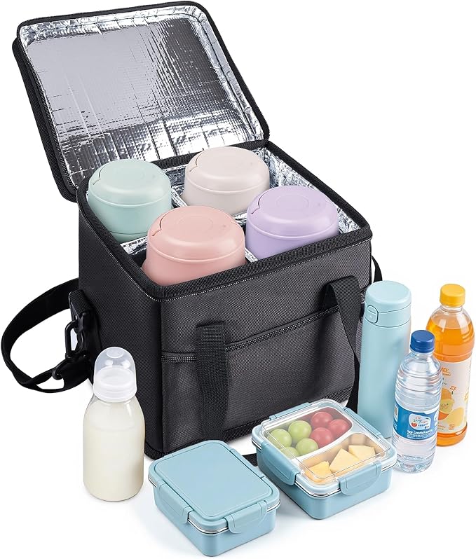 INFANZIA Insulated 4 Cup Drink Carrier by INFANZIA