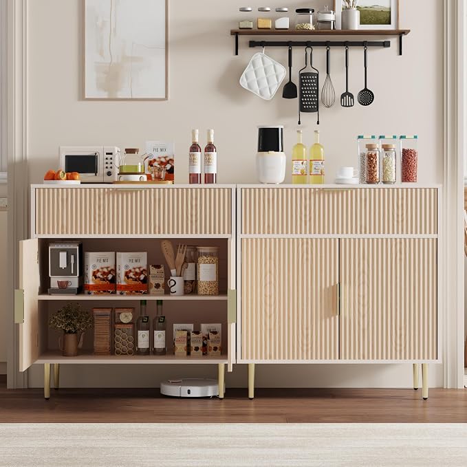 Housoul Sideboard Buffet Cabinet - Image 7
