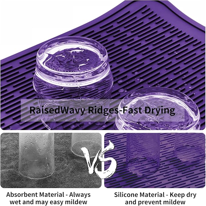 ZLR Heavy-Duty Silicone Dish Drying Mat - Image 2