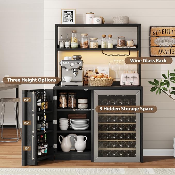 Jocoevol Coffee Bar Cabinet - Image 3