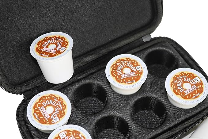 Coffee Pods Holder Protective Travel Case Compatible - Image 3