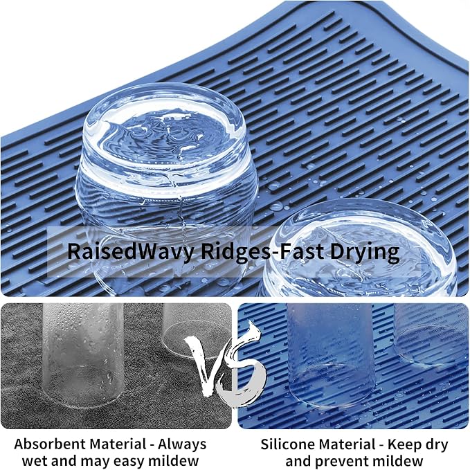 ZLR Heavy-Duty Silicone Dish Drying Mat - Image 2