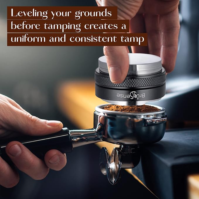53mm Espresso Tamper & Distributor | Accessories Include Own Tamp Mat - Image 5