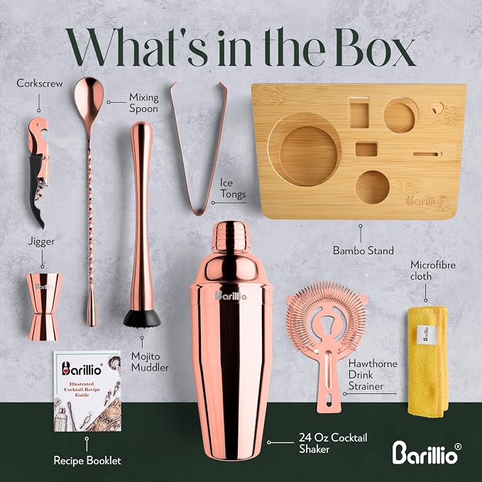 Barillio Rose Gold Bartender Kit - Image 2
