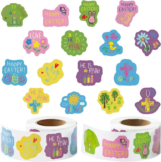 Haooryx Easter Kids' Sticker Rolls by Haooryx