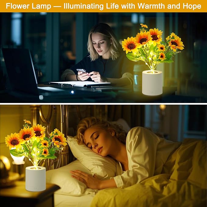 WSYEAR Sunflower Flower Lamp Gifts - Image 4