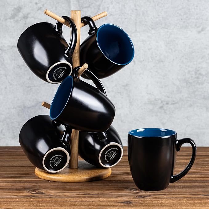 GBhome 12oz Coffee Mugs Set of 6, Large Ceramic Coffee Mugs - Image 7