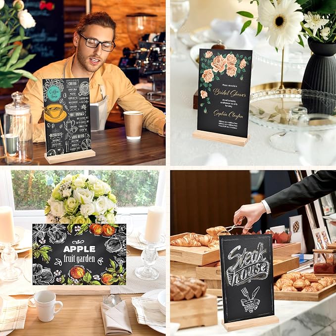 2 Pack 8.1x12 in Chalkboard Signs - Image 6