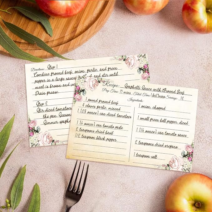 Premium Double-Sided Recipe Cards 4x6 - Image 2