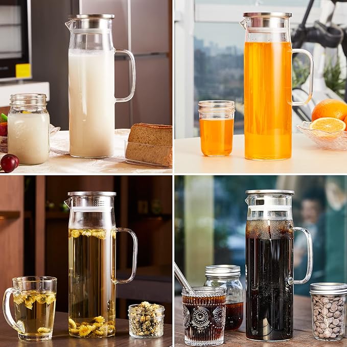 Glass Pitcher, 1.5liter Glass Pitcher - Image 6