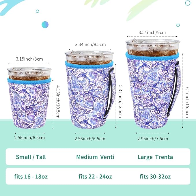 Iced Coffee Sleeve Insulator Sleeves - Image 2