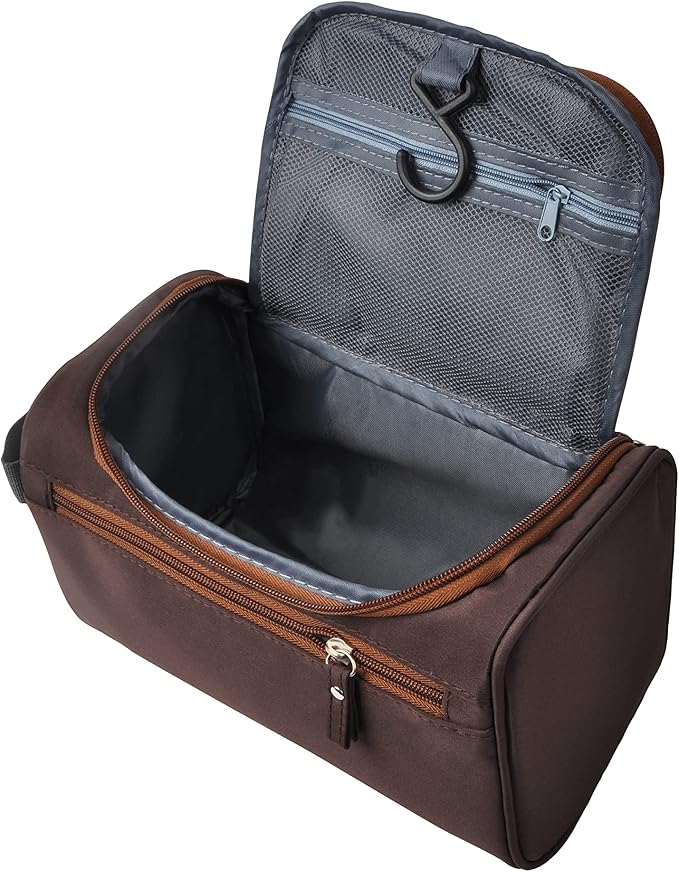 Vercord Mens Toiletry Bag Wash Travel Small Shaving Dop Kit Shower Bathroom by Vercord