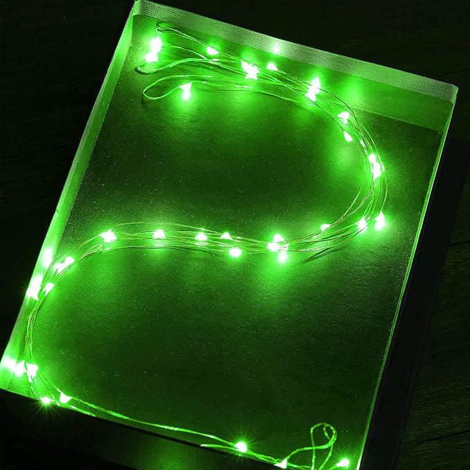 Ariceleo Mini St. Patrick's Day Fairy Lights Battery Operate, 1 Pack Copper - Image 6