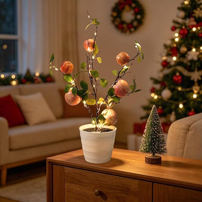 Artificial Apple Tree Lamp Night Light, Apple Lamp - Image 8