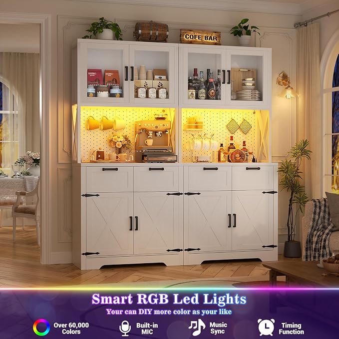 Unikito 71" Tall Kitchen Pantry Storage Cabinet - Image 5