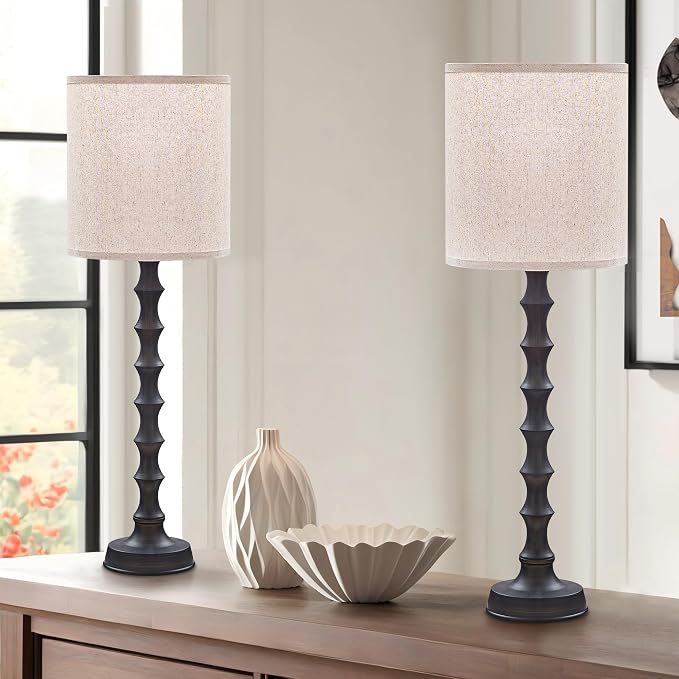 EUO 30.5" Rustic Buffet Table Lamps - Image 4