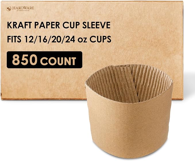 Harvest Pack 850 Count Coffee Sleeves by HarvestPackGOURMETSHOWCASE