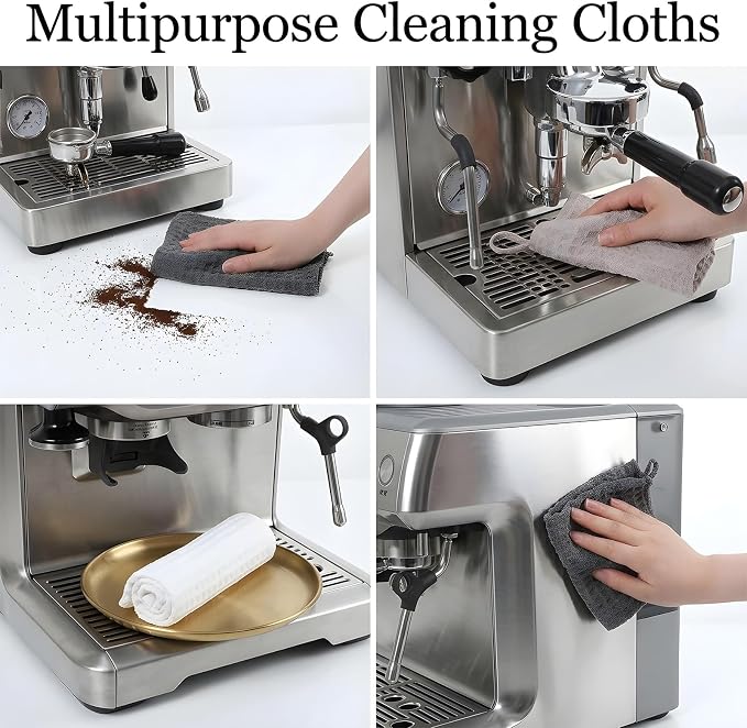 4 Pack Barista Towels Coffee Towels Waffle Weave Microfiber Towel Coffee Bar - Image 5