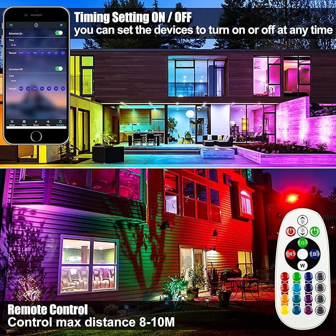 50W RGB Wall Washer Light, RGB Light Bar LED Smart Wall Lights - Image 3