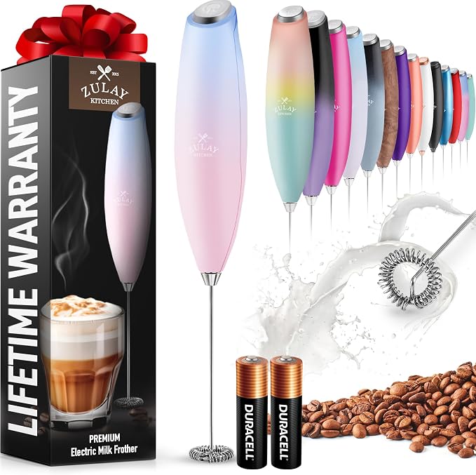 Zulay Powerful Milk Frother for Coffee by ZulayKitchen